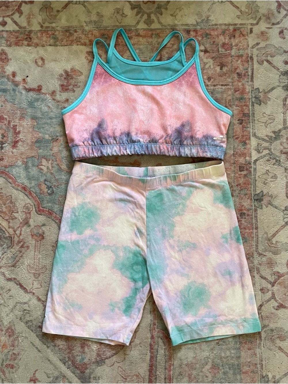 Activewear Set- Sports Bra and Biker Shorts